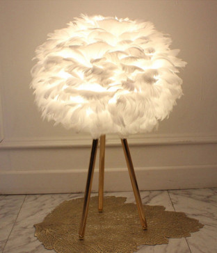 베니스(단) 깃털조명 침실스탠드