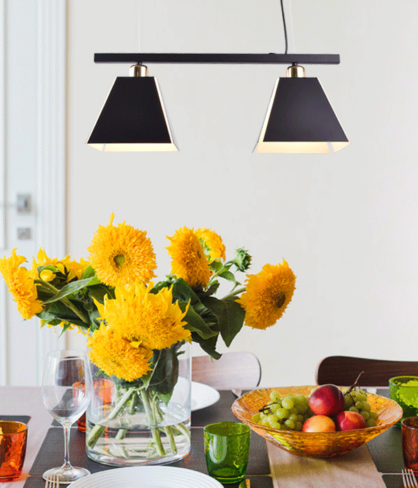 플라이 2등 펜던트조명 LED식탁등